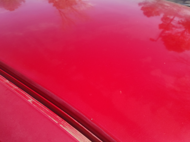a closer look. It has shine, but not captured well here is that the 1000grit marks are still very clear